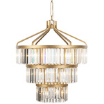 Social Club Chandelier - Havana Gold / Crystal