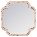 Swiss Wall Mirror - Poplar Burl / Mirror