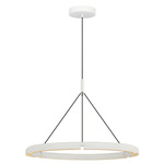 Cloak Chandelier - Matte White