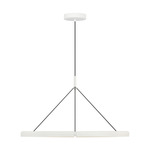 Cloak Chandelier - Matte White