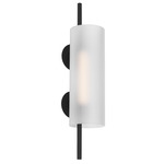 Trace Wall Sconce - Nightshade Black / Etched Glass