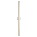 Bloccare Bathroom Vanity Light - Satin Nickel / Clear Crystal