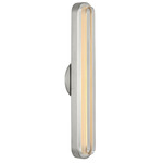 Emera Bathroom Vanity Light - Satin Nickel / Clear Crystal