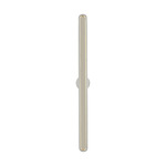 Emera Bathroom Vanity Light - Polished Nickel / Clear Crystal