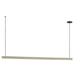 Lino Linear Chandelier - Black / Concrete