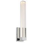Reiya Square Wall Sconce - Chrome / Clear Acrylic