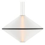 Bicono Color-Select Pendant - Nightshade Black / Opaque White