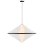 Bicono Color-Select Pendant - Nightshade Black / Opaque White