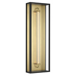 Enferme Outdoor Wall Light - Black / Clear
