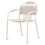 Cleo Outdoor Dining Armchair - Dune White / Dune White Rope