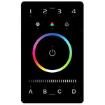 RGBTW Smart DMX Touch Controller - Black