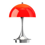 Panthella 160 Portable Table Lamp - Red / Chrome
