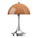Panthella 160 Portable Table Lamp - Brown / Chrome