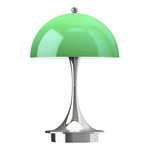 Panthella 160 Portable Table Lamp - Green / Chrome