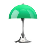 Panthella 250 Portable Table Lamp - Green / Chrome