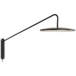 Dot Articulating Plug-in Wall Sconce - Overstock - Matte Black