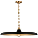 Piatto Pendant - Overstock - Hand-Rubbed Antique Brass / Aged Iron