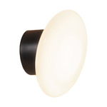 IP55 Wall Sconce - Black / Opal