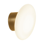 IP55 Wall Sconce - Brass / Opal