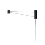 Polar Plug-In Wall Sconce - Black