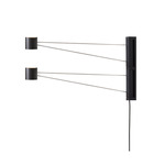 Polar Plug-In Wall Sconce - Black