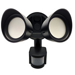 Dual Head Security Light - Black