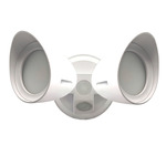 Dual Head Security Light - White