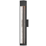 Vapor Outdoor Wall Light - Black / Clear