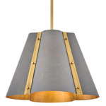 Bowman Pendant - Heritage Brass / Slate Bronze
