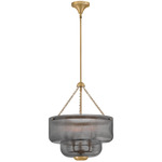 Adella Pendant - Lacquered Brass / Smoke