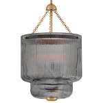 Adella Pendant - Lacquered Brass / Smoke