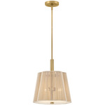 Sasha Pendant - Lacquered Brass / Natural