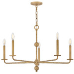 Ansel Chandelier - Burnished Gold