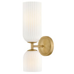Ava Wall Sconce - Lacquered Brass / Opal