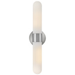 Nina Bathroom Vanity Light - Chrome / Opal