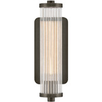 Ellery Wall Sconce - Black Oxide / Clear
