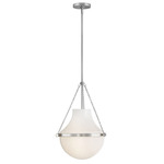 Collins Pendant - Polished Nickel / Opal