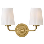 Mckenna Bathroom Vanity Light - Lacquered Brass / Etched Opal