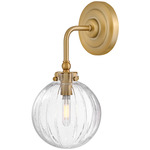 Helene Wall Sconce - Lacquered Brass