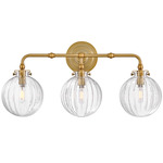 Helene Bathroom Vanity Light - Lacquered Brass