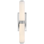 Lottie Bathroom Vanity Light - Chrome / Etched Opal