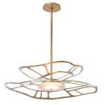 Muse Color-Select Pendant - Modern Brass / Clear