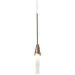 Lilium Pendant - Soft Gold / Frost / Clear