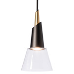 Kora Pendant - Oil Rubbed Bronze / Modern Brass
