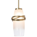 Trilogy Pendant - Modern Brass / Frost / Clear
