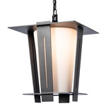 Linea Outdoor Pendant - Coastal Black / Opal