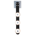Snaps Wall Sconce - Sterling / Clear