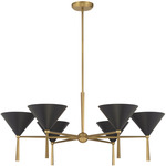 Cortan Chandelier - Legacy Brass / Bronze