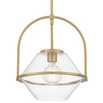 Coralyn Pendant - Legacy Brass / Clear