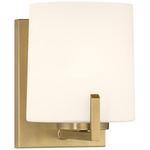 Mirelle Wall Sconce - Legacy Brass / Etched Opal